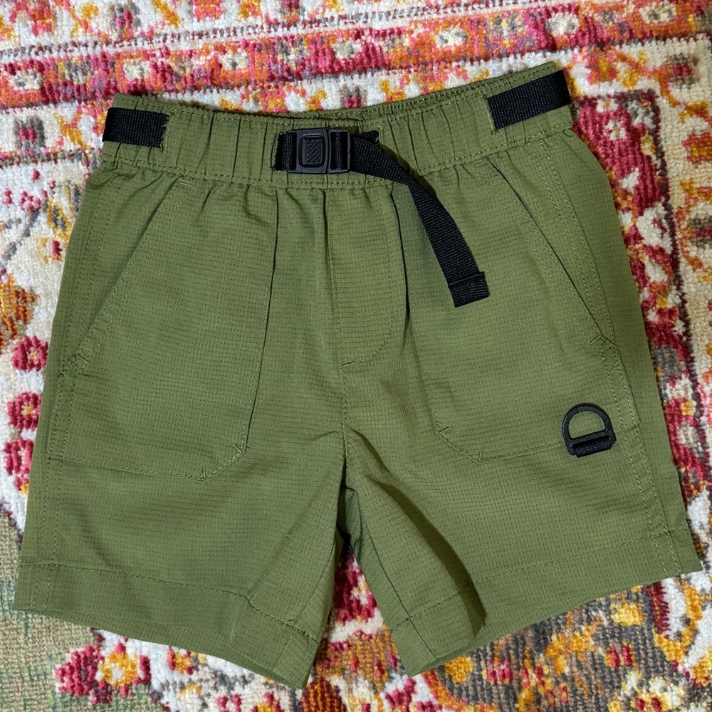 Boys Wonder Nation Dark Green Cargo Shorts